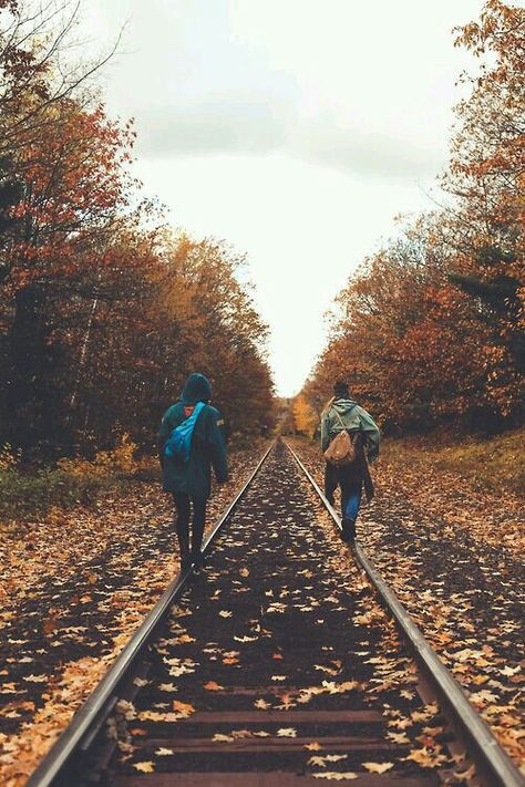 Autumn Railway Fall Photography, Fall Photoshoot, Best Seasons, Fall Pictures, Train Tracks, Lombok, Autumn Aesthetic, Favorite Season, Fall Photos