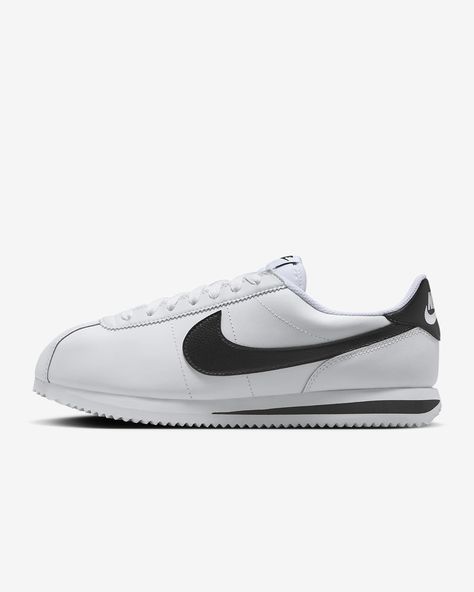 Nike Cortez Leather Women's Shoes. Nike.com Nike Cortez White, Nike Cortez Shoes, Nike Cortez Leather, Cortez Shoes, Nike Models, Russian Federation, Leather Shoes Woman, Nike Cortez, Shoes White