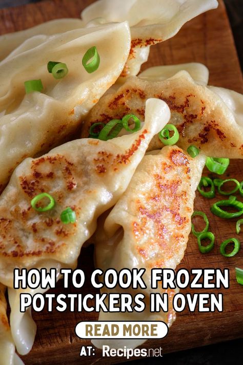 Level up your appetizer game with our collection of side dish recipes, featuring our guide on how to cook frozen potstickers in the oven at Recipes.net. Perfect for parties, gatherings, or simply as a tasty snack, these crispy and flavorful potstickers are sure to impress. Whether you're serving them alongside other appetizers or as a standalone dish, they're guaranteed to be a hit. Drop by our blog full recipe and add some delicious flair to your next appetizer spread! Homemade Potstickers, Frozen Potstickers, Recipes For Appetizers, Appetizer Bites, Dish Recipes, Learn To Cook, How To Cook, Yummy Snacks, Travel Food