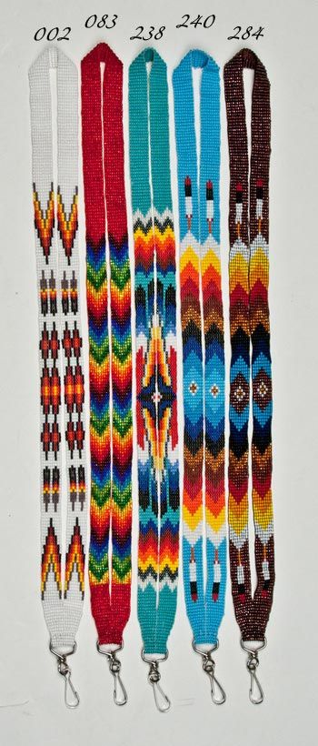 Beaded lanyards Looming Patterns, Native Patterns, Native Designs, Indian Beadwork, Native American Beadwork Patterns, Native American Regalia, Native American Patterns, Bead Loom Pattern, Beadwork Designs