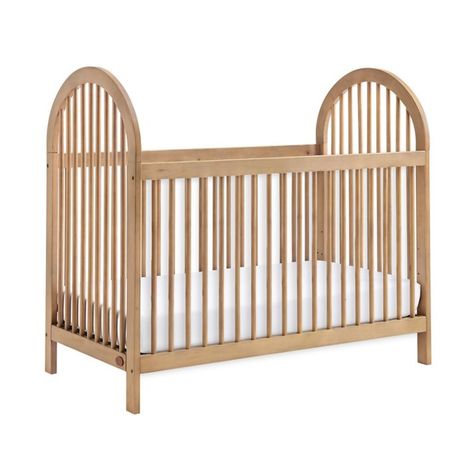 Everlee 3-in-1 Convertible Crib by M Design Village Curated for ever & ever™ in Whitewash | buybuy BABY Spindle Crib, Modern Baby Cribs, Baby Cribs Convertible, Bed Rails For Toddlers, Ikea Nursery, Cool Kids Rooms, Dream Nurseries, Baby Bassinet, Nursery Crib