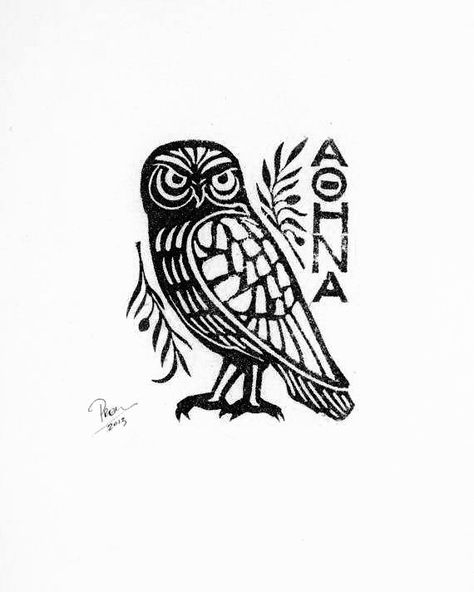 Bird Of Prey Tattoo, Pray Tattoo, Athena Tattoo, Woodcut Tattoo, Traditional Tattoo Inspiration, Medieval Tattoo, Engraving Tattoo, Arm Art, Owl Tattoo Design