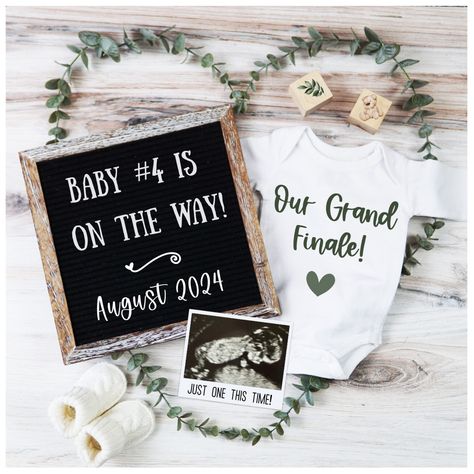 Surprise! Baby #4 Coming This August! – KendraNicole.net Ivf Pregnancy Announcement, Editable Pregnancy Announcement, Sonogram Pictures, Ivf Pregnancy, Unexpected Pregnancy, Pregnancy Announcement Template, Boy Gender Reveal, Ultrasound Pictures, Pregnancy Reveal