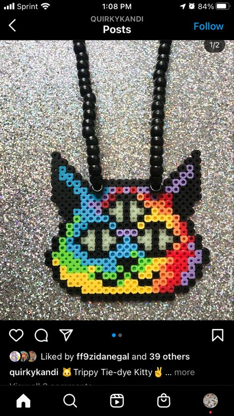 Forest Perler Bead Patterns, Perler Bead Patterns Edm, Rave Perler Bead Patterns, Rave Perler Ideas, Trippy Perler Beads, Subtronics Perler, Trippy Perler Bead Patterns, Pearlers Rave, Rave Perler Pattern