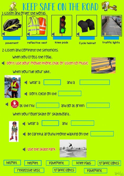 Street Safety, Advance English, Reflective Vest, Safety Matches, Online Safety, English As A Second Language (esl), English As A Second Language, Road Safety, Traffic Light