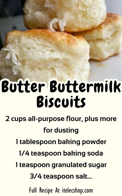 Butter Buttermilk Biscuits Cake Peach Cobbler, Dessert Creme, Best Biscuit Recipe, Homemade Biscuits Recipe, Easy Biscuit Recipe, Buttermilk Biscuits Recipe, Homemade Bread Recipes Easy, Buttermilk Recipes, Biscuit Bread