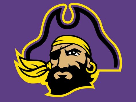 ECU Pirates | Know Your Meme Ecu Football, Ecu Pirates, East Carolina University, East Carolina Pirates, Logo Wall, Pirate Life, School Logo, Kendo, Sports Logo