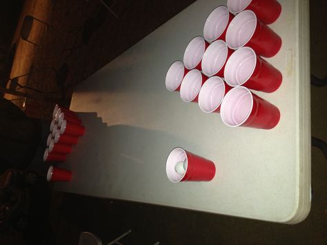 One on One Beer Pong!!! Cup Pong Aesthetic, Cup Pong, Beer Pong Cups, Tsitp Dr, Math Board Games, Math Board, Beer Pong, 20th Birthday, Fake Pictures