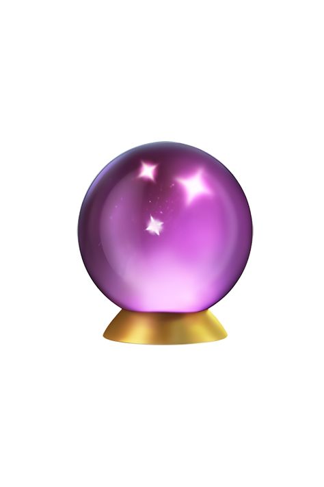 Magic Emoji, Fortune Ball, 2024 Notion, Purple Emoji, Magic Crystal Ball, Toy Iphone, Phone Emoji, Emojis Iphone, Apple Emojis