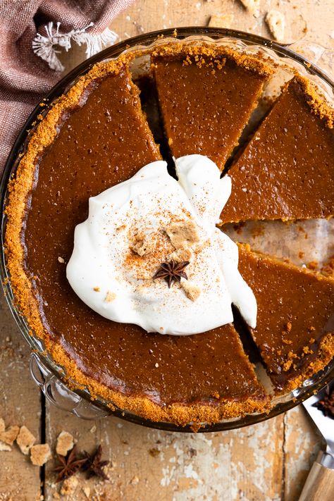 Pumpkin Pie Recipe Graham Cracker Crust, Pumpkin Cheese Pie, Grahm Cracker Crust, Pie Graham Cracker Crust, Recipe With Graham Cracker Crust, Shake And Bake Pork Chops, Bake Pork Chops, Easy Pumpkin Pie Recipe, Shake And Bake Pork