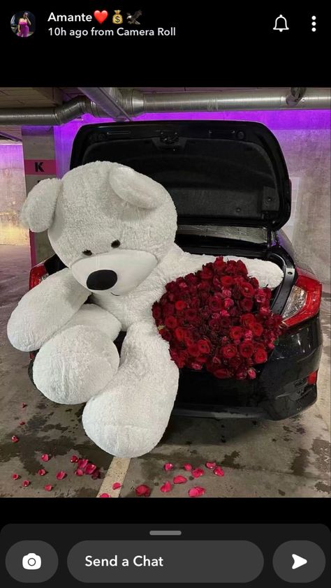 Large Teddy Bear, Teddy Bear Wallpaper, Rose Flower Pictures, Cute Couple Gifts, Pics For Dp, Silly Girls, Fancy Makeup, Dream Gift, Money And Happiness