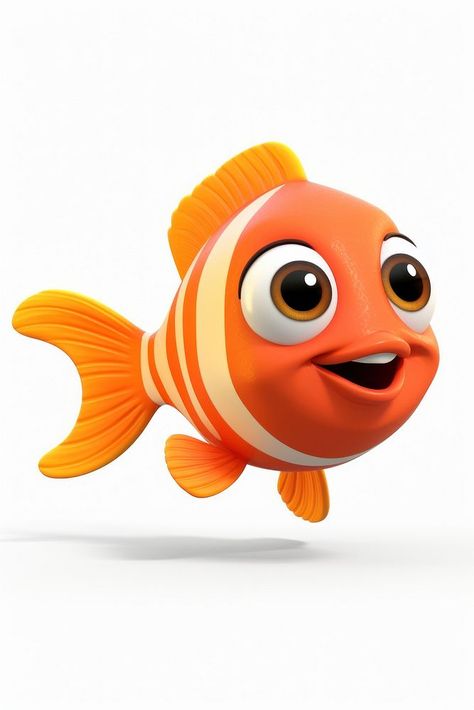 Goldfish Cartoon, Fish Cartoon Images, Cartoon Goldfish, Fish Goldfish, Fish Cartoon, Image Of Fish, Cartoon Image, Animal Cute, Cartoon Images