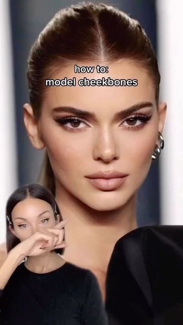 Cheek Bone Contouring, Contour High Cheekbones, Contour For High Cheekbones, Cheek Bones Makeup, Flat Cheekbones, High Cheekbones Makeup, High Cheekbones Women, High Cheekbones Aesthetic, Makeup Facelift