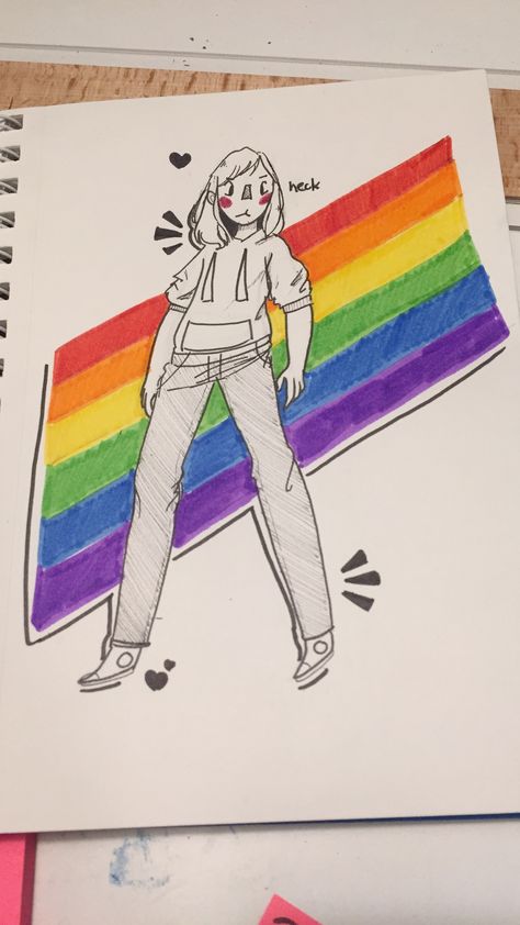 Lgbtq Drawings Pencil, Lesbian Sketchbook Drawings, Drawings Ideas Doodles, Lesbian Doodles, Gay Drawing Ideas, Lgbtq Drawings, Funny Drawings Ideas, Sketchbook Moodboard, Doodles Creative