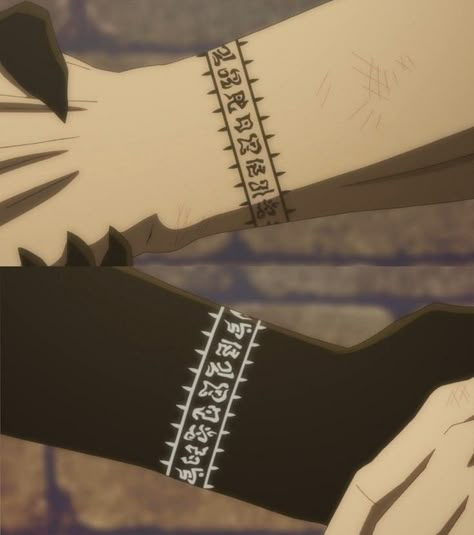 Asta And Liebe Wrist Tattoo, Small Black Clover Anime Tattoo, Asta Demon Tattoo, Wrist Tattoos Anime, Dabi Tattoo Ideas, Asta Tattoo, Black Clover Tattoo Ideas, Bleach Tattoo Ideas, Anbu Tattoo