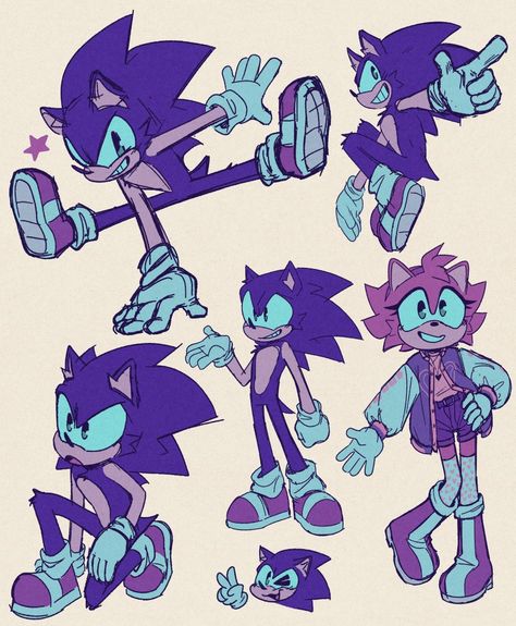 Sonamy Comic, Sonic And Amy, Sonic Funny, Blue Hedgehog, Sonic Franchise, Hedgehog Art, Sonic And Shadow, Sonic Fan Art, Sonic Art