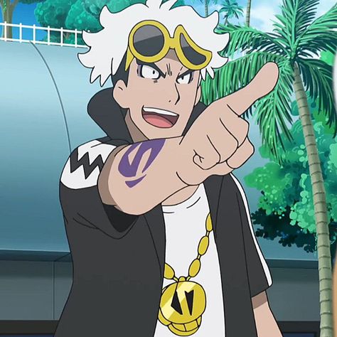 Guzma Pokemon Icon, Pokemon Ultra Moon, Sun And Moon Anime, Guzma Pokemon, Boys Will Be Bugs, Rainbow Rocket, Edgy Boy, Pokemon Guzma, Its Ya Boy