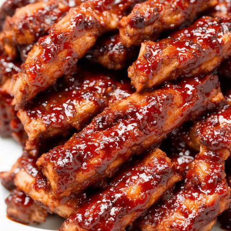 Famous Dave's Rib Tips Recipe Recipe | Recipes.net Quincy Jones Ribs, Rib Tips Recipe Crockpot, Pork Rib Tips Recipe, Rib Tips Recipe, Fried Ribs Recipe, Fried Ribs, Pork Dinners, Rib Tips, Ribeye Steak Recipes