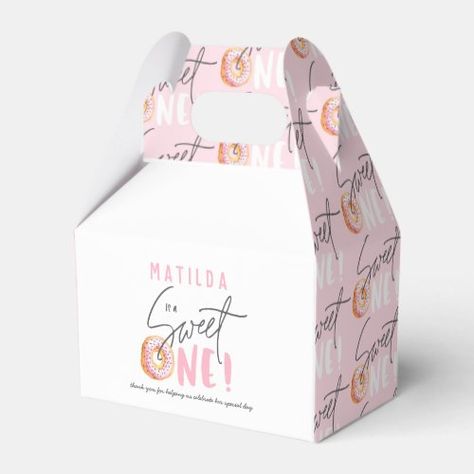 Donut sweet one pink 1st birthday party for $3.10 - Birthday Favor Sweet One Favors, Sweet One Goodie Bags, Sweet One Party Favors, Sweet One First Birthday Goodie Bags, Pink 1st Birthday Party, Donut Grow Up Party Favors, Pink 1st Birthday, 1st Birthday Party Favors, Typography Script