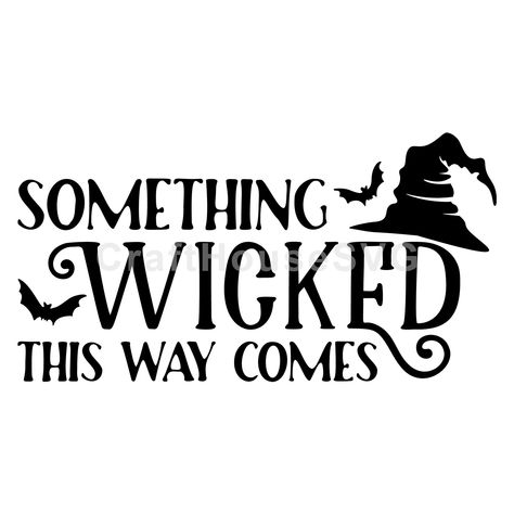 Something Wicked This Way Comes, Warning Labels Funny, Patch Ideas, Season Quotes, Beautiful Tattoos For Women, Spell Books, Making Stickers, 2024 Halloween, Free Silhouette