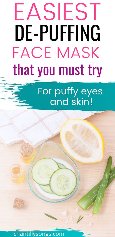 Depuffing Face Mask, Puffy Face Remedy, Facial Puffiness, Cucumber Mask, Cucumber Face Mask, Bubble Mask, Skin Face Mask, Face Mask Recipe, Face Makeup Tips