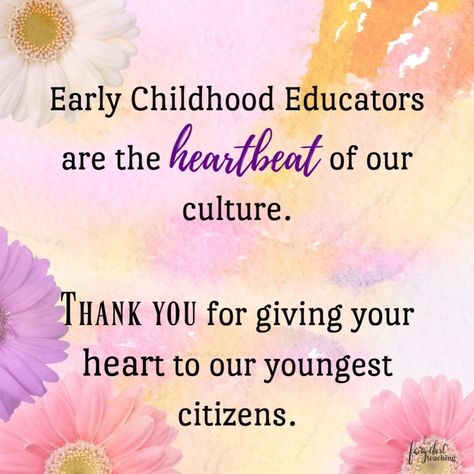 Early Childhood Teacher Quotes, Cute Classroom Decorations, Childcare Quotes, At Home Preschool, Teacher Vision Board, Early Childhood Education Quotes, Childrens Quotes, Fairy Dust Teaching, Home Preschool