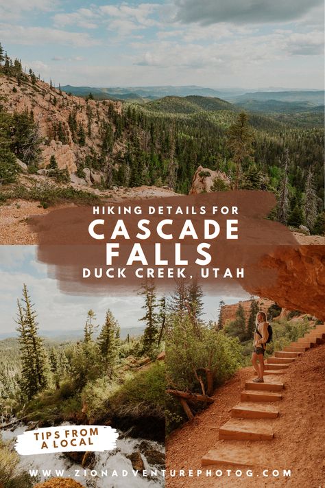 Outdoor Adventure Photography, Utah Camping, Cascade Falls, Utah Vacation, Forest Sounds, Utah Adventures, Utah Road Trip, Utah Hikes, Utah Travel