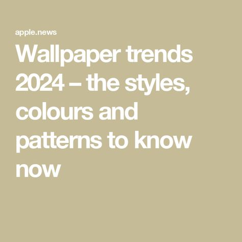 Wallpaper trends 2024 – the styles, colours and patterns to know now Wallpaper 2024 Trends, 2024 Wallpaper Trends, Wallpaper Trends For 2024, 2024 Pattern Trends, 2024 Colour Trends, Bedroom Wallpaper Trends, Colour Trends 2024, Trending Wallpapers, 2024 Wallpaper