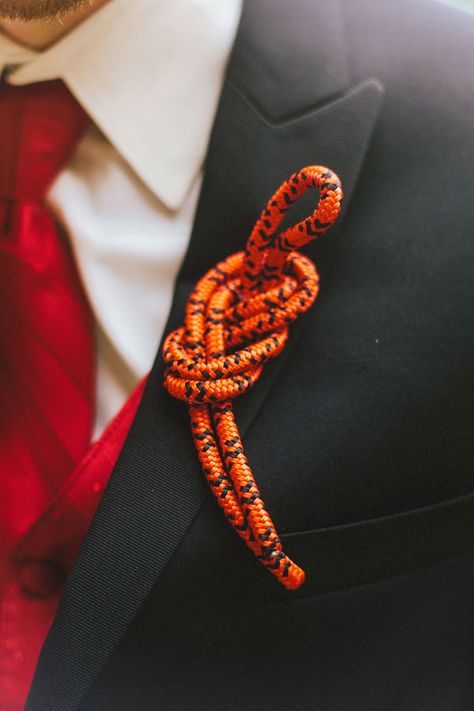 Anne and Tony's 50 Guest Red River Gorge Retreat Wedding Photography by Cassie Lopez. See more... @intimateweddings.com #boutonnieres Fishing Boutonniere, Rock Climbing Wedding, Guitar Wedding, Fall Groom, Wheat Wedding, Boutonniere Wedding Rustic, Batman Wedding, Lego Wedding, Wedding Badges