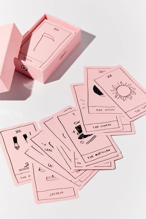 11 Fun Party Games for Adults That Aren’t Charades: ADAMJK OK Tarot Card Deck, Urban Outfitters, $30 Kartu Tarot, Layout Editorial, Citate Harry Potter, Fringe Pillows, 카드 디자인, Pink Cards, Diy Deck, Minor Arcana, Tarot Card Decks