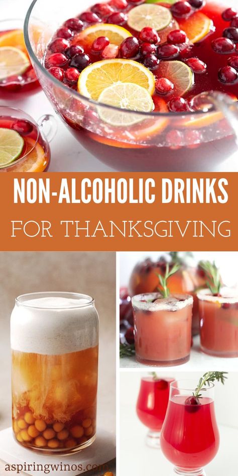 Non-Alcoholic Drinks For Thanksgiving | Thanksgiving Drink Ideas | Kid Friendly Thanksgiving Drink Ideas | Thanksgiving Mocktail Recipes | Drink Recipes #NonAlcoholicDrinks #Thanksgiving #ThanksgivingDrinks #ThanksgivingMocktails #Mocktails Friendsgiving Non Alcoholic Drinks, Non Alcoholic Pumpkin Drinks, Mocktails Non Alcoholic Thanksgiving Party, Virgin Drinks For Parties, Thanksgiving Cocktails And Mocktails, Non Alcoholic Punch For Thanksgiving, Non Achololic Thanksgiving Drinks, Thanksgiving Drink Table, Non Alcoholic Cocktails Thanksgiving