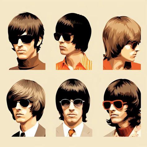 1960s Male Hairstyles, 1960s Hair Men, 1960s Male Fashion, 60s Mens Hair, 60s Hairstyles Men, 60s Mod Hair, 60s Haircut, 70s Guys, 70s Male