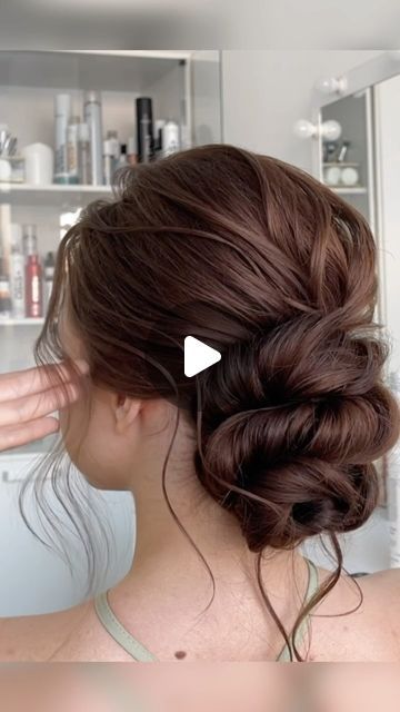 Low Bun Hairstyles Tutorial, Festival Hair Braids, Low Bun Wedding Hair, Updo Hairstyles Tutorials, Hair Updos Tutorials, Wedding Bun Hairstyles, Prom Hair Updo, Wedding Hairstyles Tutorial, Evening Hairstyles