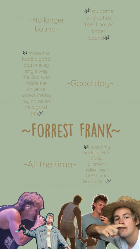 Forrest has helped me in so many ways! I love Forrest and his music!🎶♥️ Forest Frank, Forrest Frank, Worship Songs Lyrics, Baking Hacks, Lyrics Wallpaper, Christian Stuff, Worship Songs, Song Lyrics Wallpaper, Inspirational Bible Verses