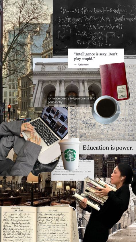 collage, study, uni, university, school, school motivation, education, autumn, autumn 2024, school year 2024 Professor Aesthetic, Vision Collage, School Organization Notes, Studying Life, University School, Motivational Wallpaper, Academic Motivation, Vision Board Inspiration, University Life