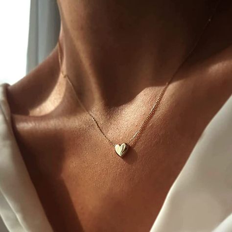 14kt Gold Jewelry, Puffed Heart, Gold Heart Necklace, Jewelry Business, Gold Pendant Necklace, Heart Pendant Necklace, Heart Of Gold, 14kt Gold, Real Gold