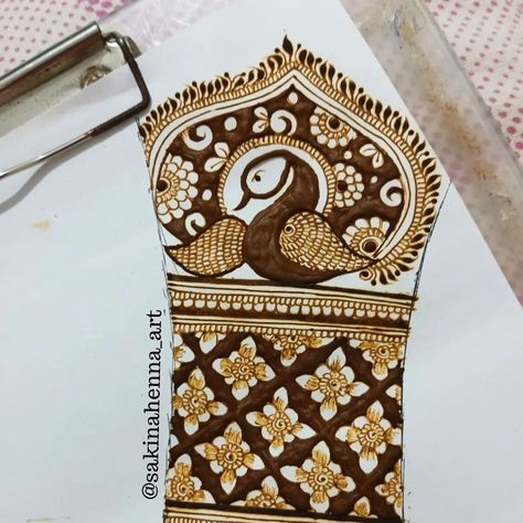 ✨ Mehndi by @sakinahenna_art . #peacock #peacockmehndi #mehndi #bridalmehndi . Mehndi designs, henna, floral design, mehndi art, professional mehndi artist, professional henna artist, bridal figures, elephant, dulha, dulhan, peacock, practice, bridal mehndi, sider mehndi, startup, start up design, heavy peacock, heavy checks, pattern, Mehndi Designs Starting, Mehndi Startup, Sider Mehndi, Henna Floral, Art Peacock, Checks Pattern, Design Mehndi, Dulhan Mehndi, Dulhan Mehndi Designs