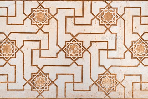 Granada Architecture, Alhambra Pattern, Interior Masjid, Arabic Pattern Design, Arabic Ornament, Spanish Pattern, Alhambra Granada, Moroccan Furniture, Spanish Culture