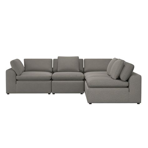 Taupe sectional living room