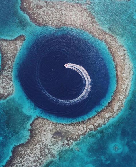 @hazeproject09. Belize. Great Blue Hole Belize, The Great Blue Hole, Blue Hole Belize, Great Blue Hole, Belize City, Blue Hole, Belize Travel, Central America Travel, Moss Art