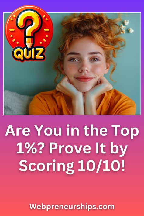 Challenge yourself with this ultimate quiz. Only the best of the best can get a perfect score! #GeneralKnowledgeQuiz #TriviaPro #HardQuiz | silly quizzes | random facts | quiz questions | iq quiz | games | brain teasers Silly Quizzes, Time Quiz, Iq Quiz, Quizzes For Kids, Brain Quiz, Hard Quiz, Pop Culture Trivia, Math Quizzes, Movie Quizzes