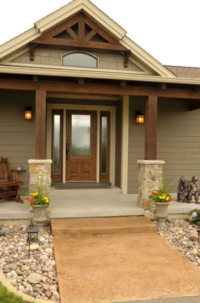 Best 25+ Tan house ideas on Pinterest Rustic House Exterior, Siding Colors, Exterior Paint Colors For House, Farmhouse Front, Exterior Remodel, House Siding, Casa Exterior, Front Entrance, Exterior Stone