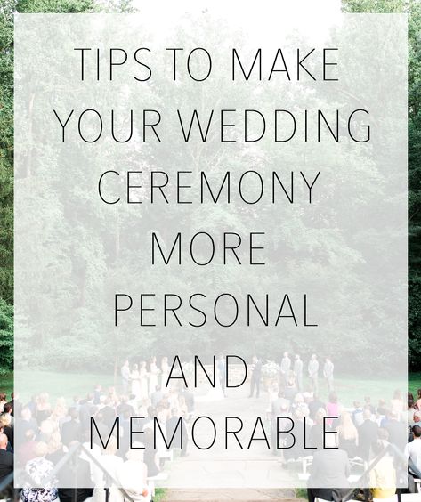 Wedding Ceremony Bulletin, Cheap Wedding Ceremony Decor, Unique Ideas For Wedding Ceremony, Short Wedding Ceremony, Cool Wedding Ceremony Ideas, Order Of Ceremony, Personable Wedding Ideas, Diy Wedding Ceremony, Parts Of A Wedding Ceremony