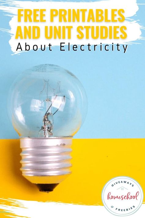 Electricity Activities, Electricity Lessons, Science Unit Studies, Science Electricity, Brain Craft, Study Printables, Paper Circuits, Science Stem, Homeschool Freebies