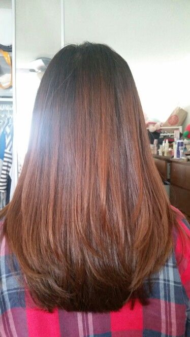 New haircut. Layered hair. Medium length. Straight ends. Low layers. Dyed. Haircut Layered, Medium Hair Color, Haircuts Ideas, Medium Layered Haircuts, Long Layered Haircuts, Long Brown Hair, Hair Medium, Long Layered Hair, Haircuts For Long Hair