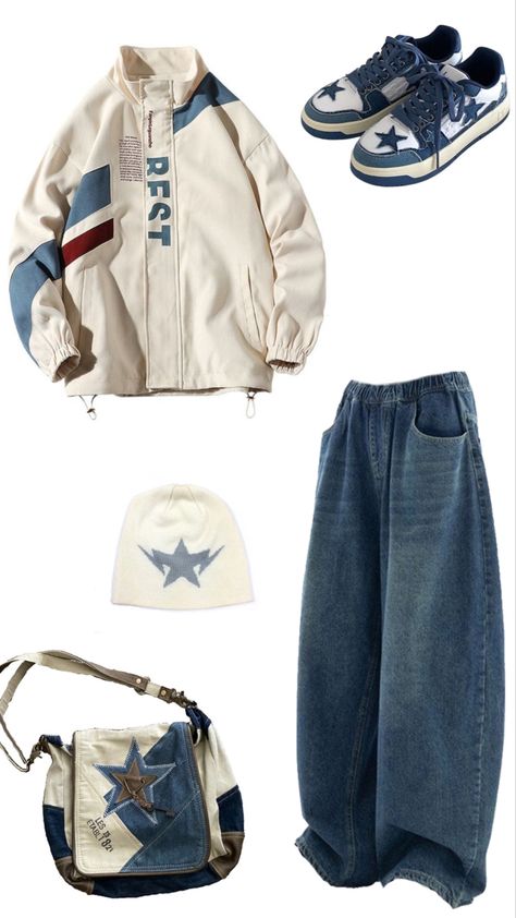 #fashion #outfit #outfitideas #outfitstyle #aesthetic #tiktok Comfort Clothes Aesthetic, Light Blue Outfits Men, Wave To Earth Aesthetic Outfit, Wave To Earth Outfit Ideas, Wave To Earth Outfit, Wave To Earth, Silly Clothes, Aesthetic Fit, Tiktok Outfits