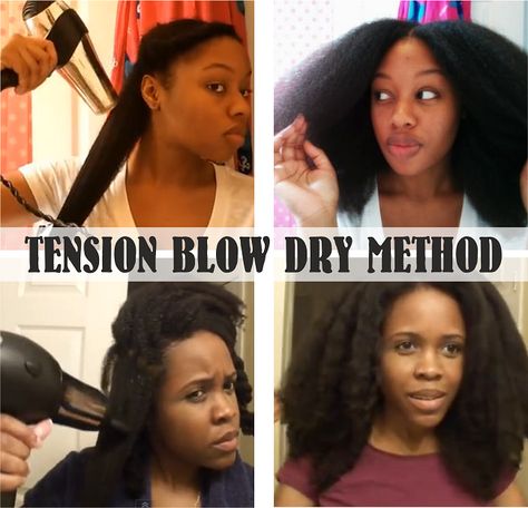 How To Blow Dry Natural Hair Using The Tension Method http://www.blackhairinformation.com/by-type/natural-hair/blow-dry-natural-hair-using-tension-method/ Blow Dried Natural Hair, Growth Spell, Blow Dry Natural Hair, Dry Natural Hair, Natural Hair Care Tips, Healthy Hair Tips, Natural Hair Inspiration, Natural Hair Tips, Hair Crush