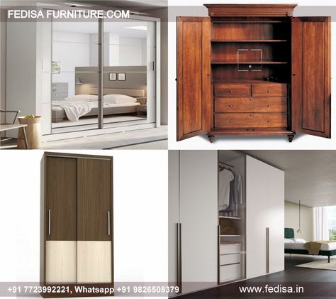 Bed Between Wardrobes, Temporary Wardrobe, Small Armoire, Wall Almirah, Wardrobe Designs For Bedroom, Double Wardrobe, Wardrobe Designs, Wardrobe Design Bedroom, Bedroom Wardrobe