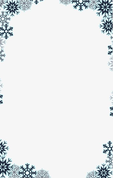 Winter Border Design, Winter Border Frame, Christmas Border Design, Clipart Borders Free, Winter Border, Christmas Boarders, Winter Snow Wallpaper, Free Christmas Borders, Snowflake Border