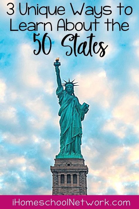 Homeschool Guide, Homeschooling Kindergarten, 4th Grade Social Studies, The 50 States, School Middle School, Homeschool History, Homeschool Life, Homeschool Kindergarten, Unit Studies